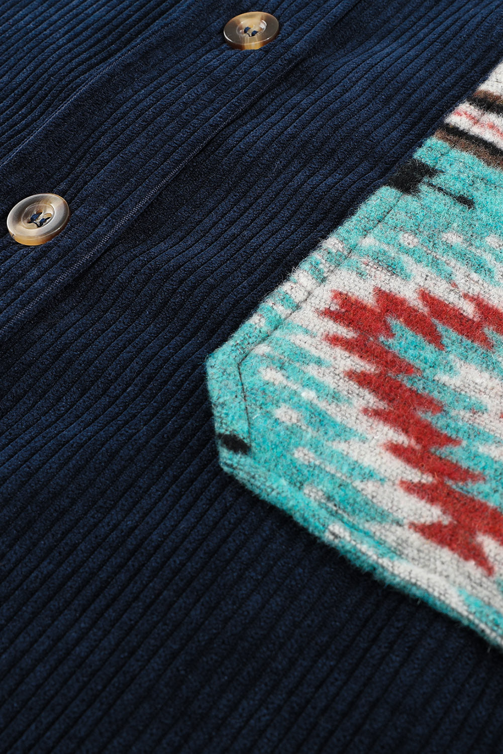 Aztec Collared Shacket