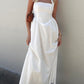 Devine Ruched Halter Neck Midi Dress