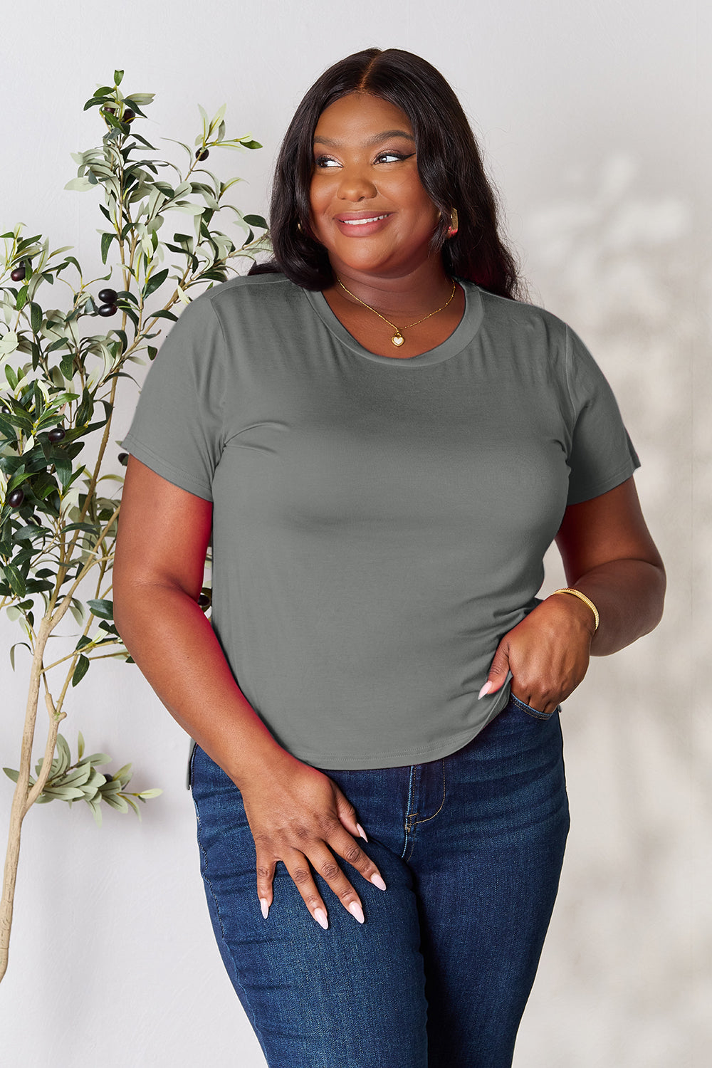 Round Neck Short Sleeve TShirt