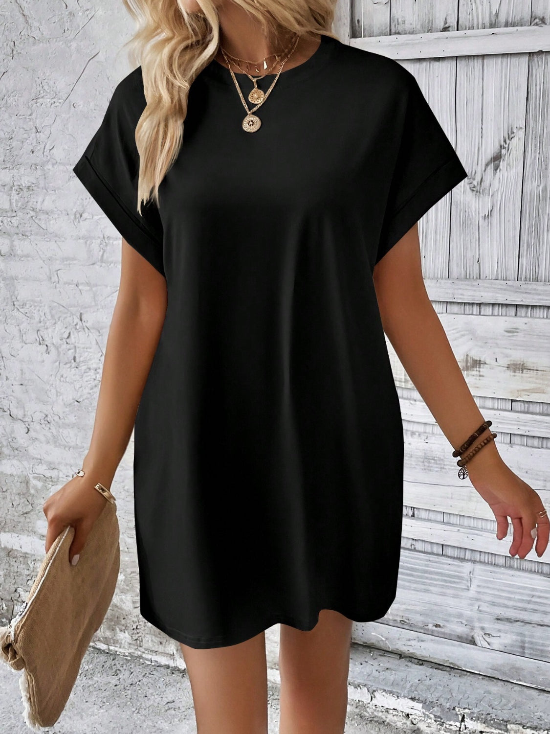 Tshirt Dress with Pockets