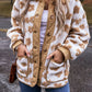 Retro Flower Sherpa Jacket