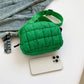 Bubble Texture Adjustable Strap Crossbody Bag