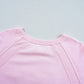 Valentines Day HUG AND KISSES Round Neck Sweatshirt
