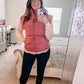 Dusty Rose Puffer Vest