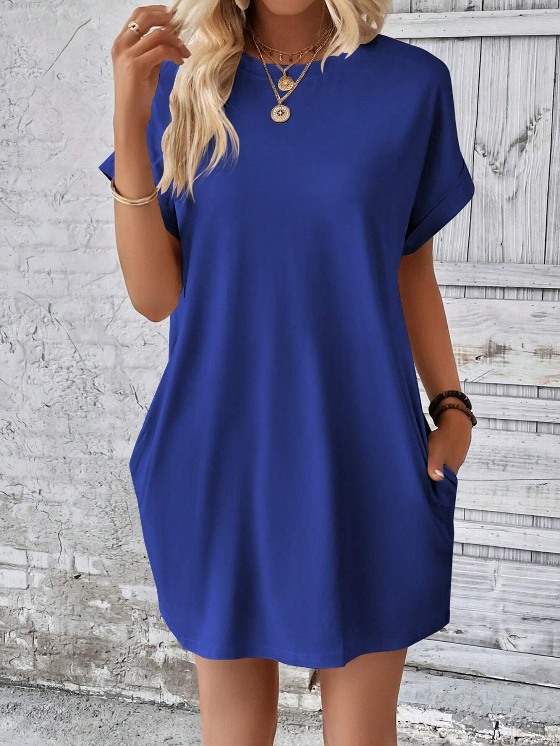 Tshirt Dress with Pockets