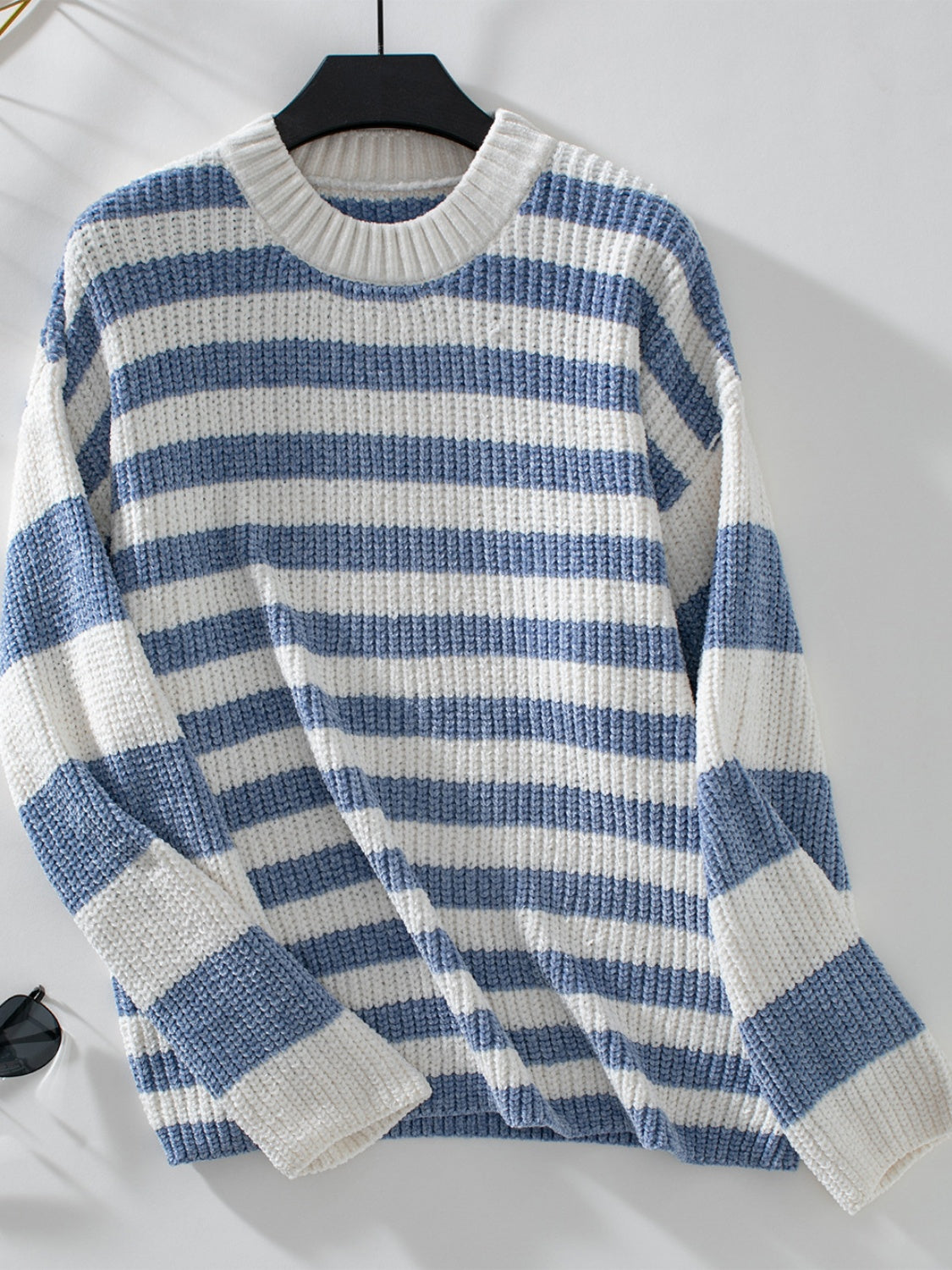 Red and White Striped Sweater