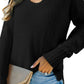 Vneck Dropped Shoulder Sweater