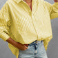 Striped Button Down Long Sleeve Shirt
