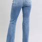Judy Blue Raw Hem Bootcut Jeans