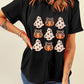 Pumpkin, Bows and Ghosts Halloween Tee