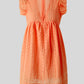 *App Exclusive* Ruffled Eyelet Deep V Dress
