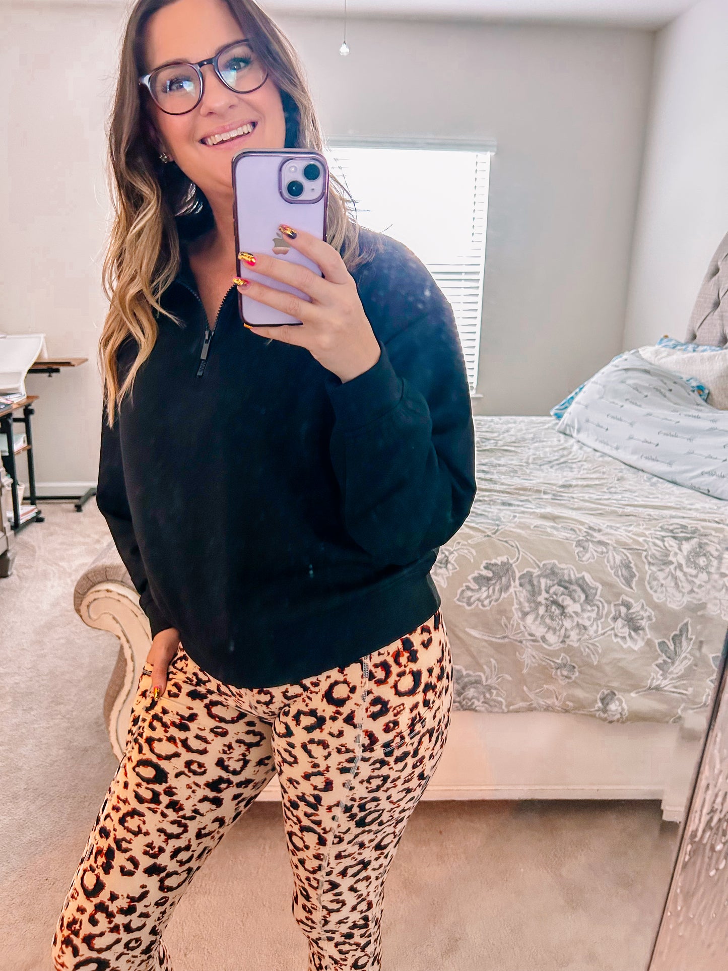 Leopard Leggings w/Pockets