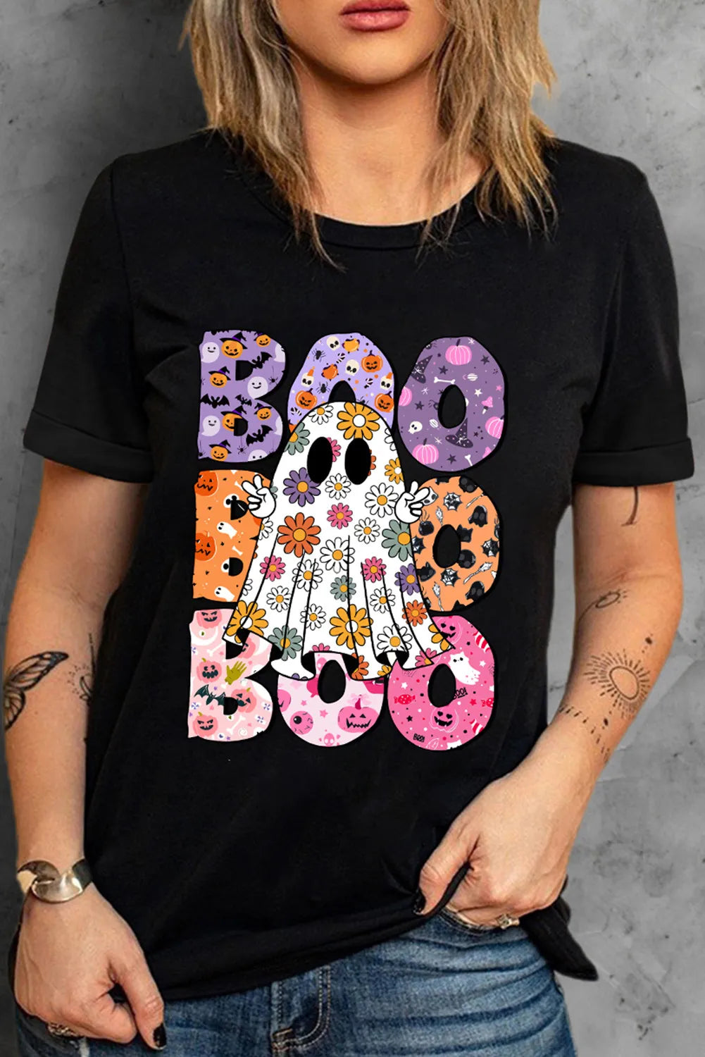 BOO Hippy Ghost Tee