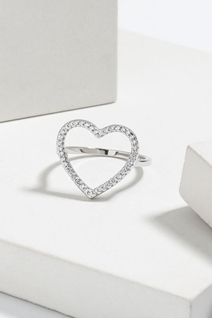 925 Sterling Silver Heart Ring