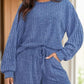 Lounge Worthy Dropped Shoulder Top and Shorts Set