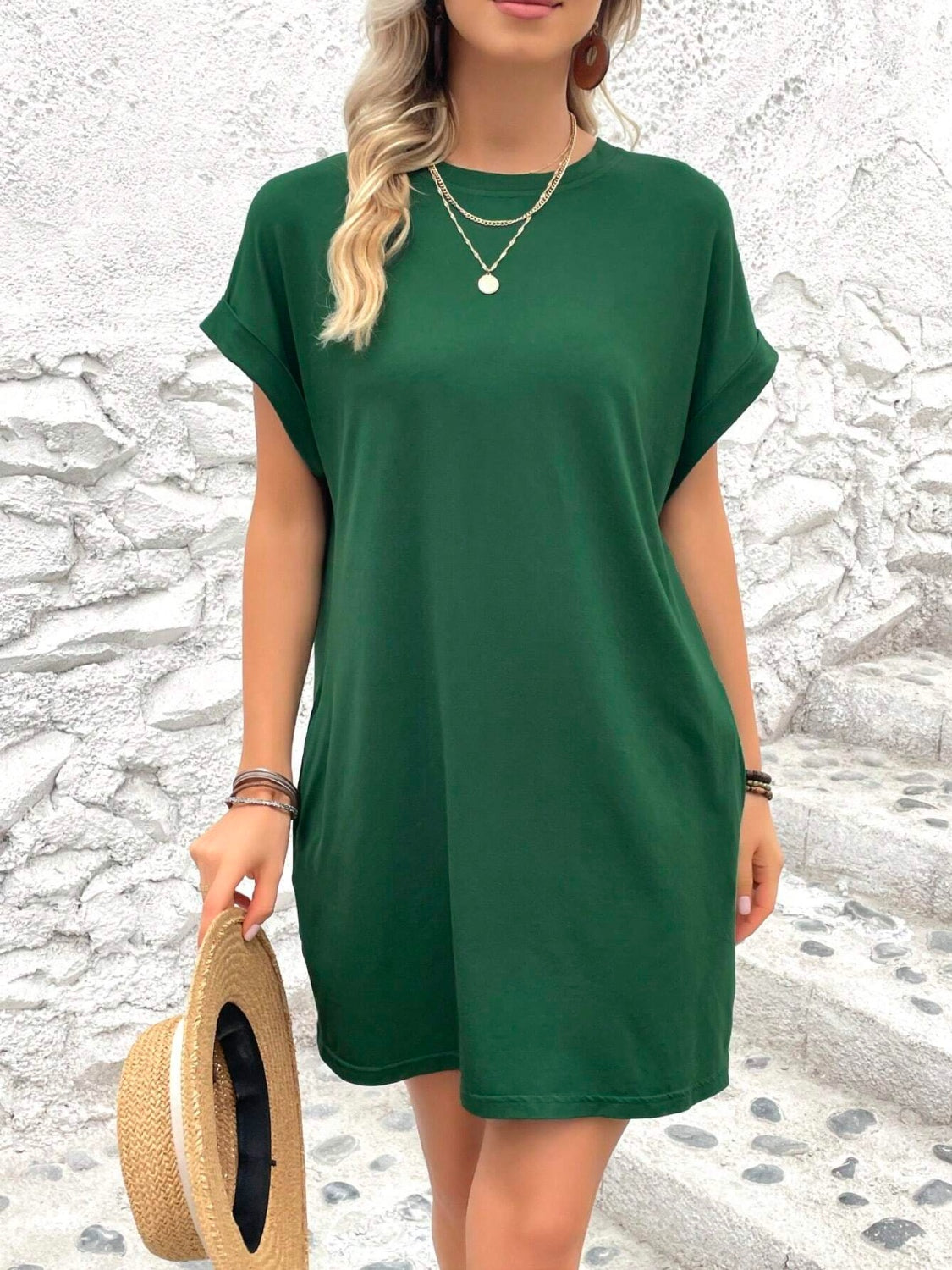 Tshirt Dress with Pockets