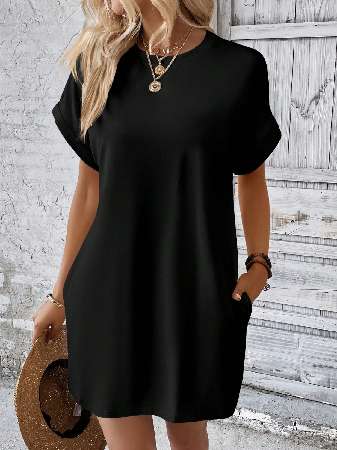 Tshirt Dress with Pockets