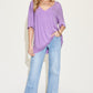 Bamboo Vneck Drop Shoulder Tshirt