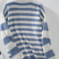 Red and White Striped Sweater