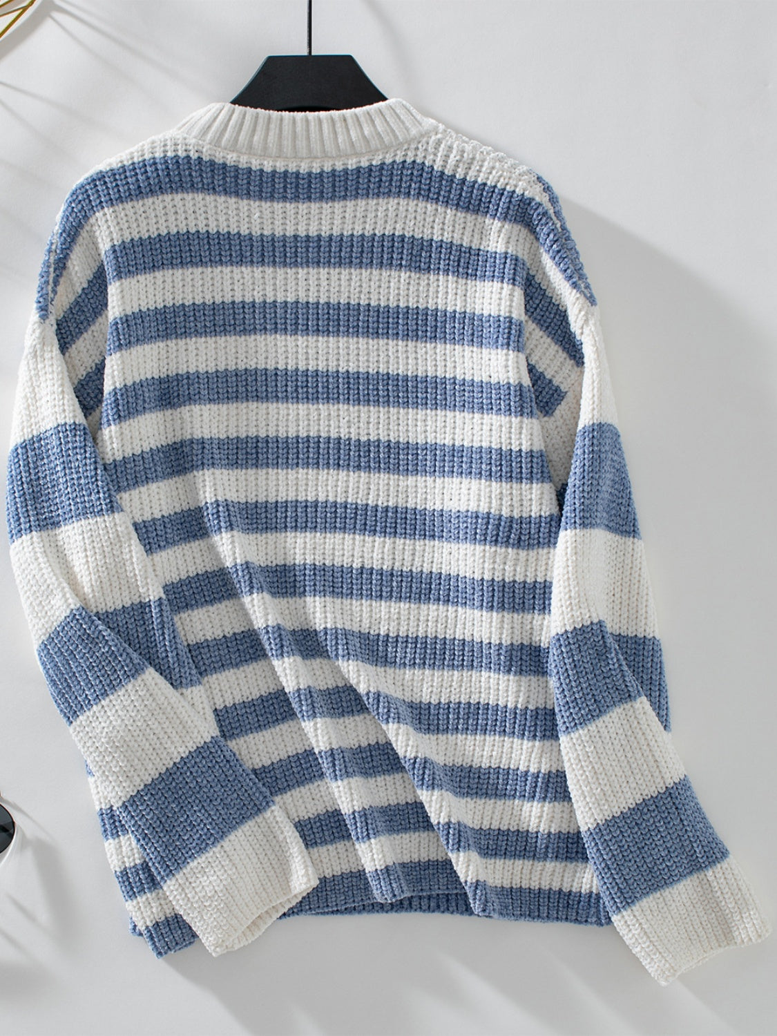 Red and White Striped Sweater