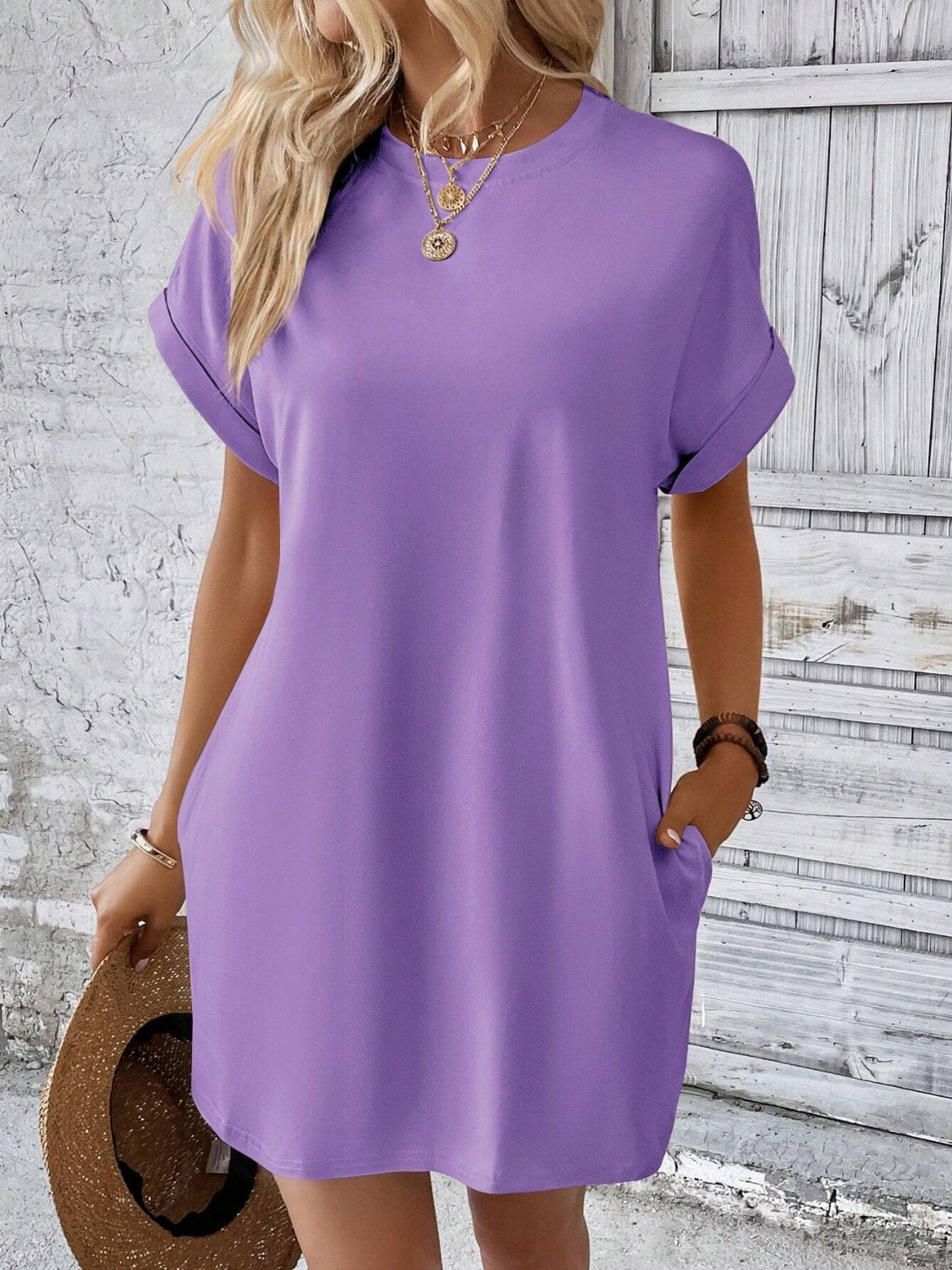 Tshirt Dress with Pockets