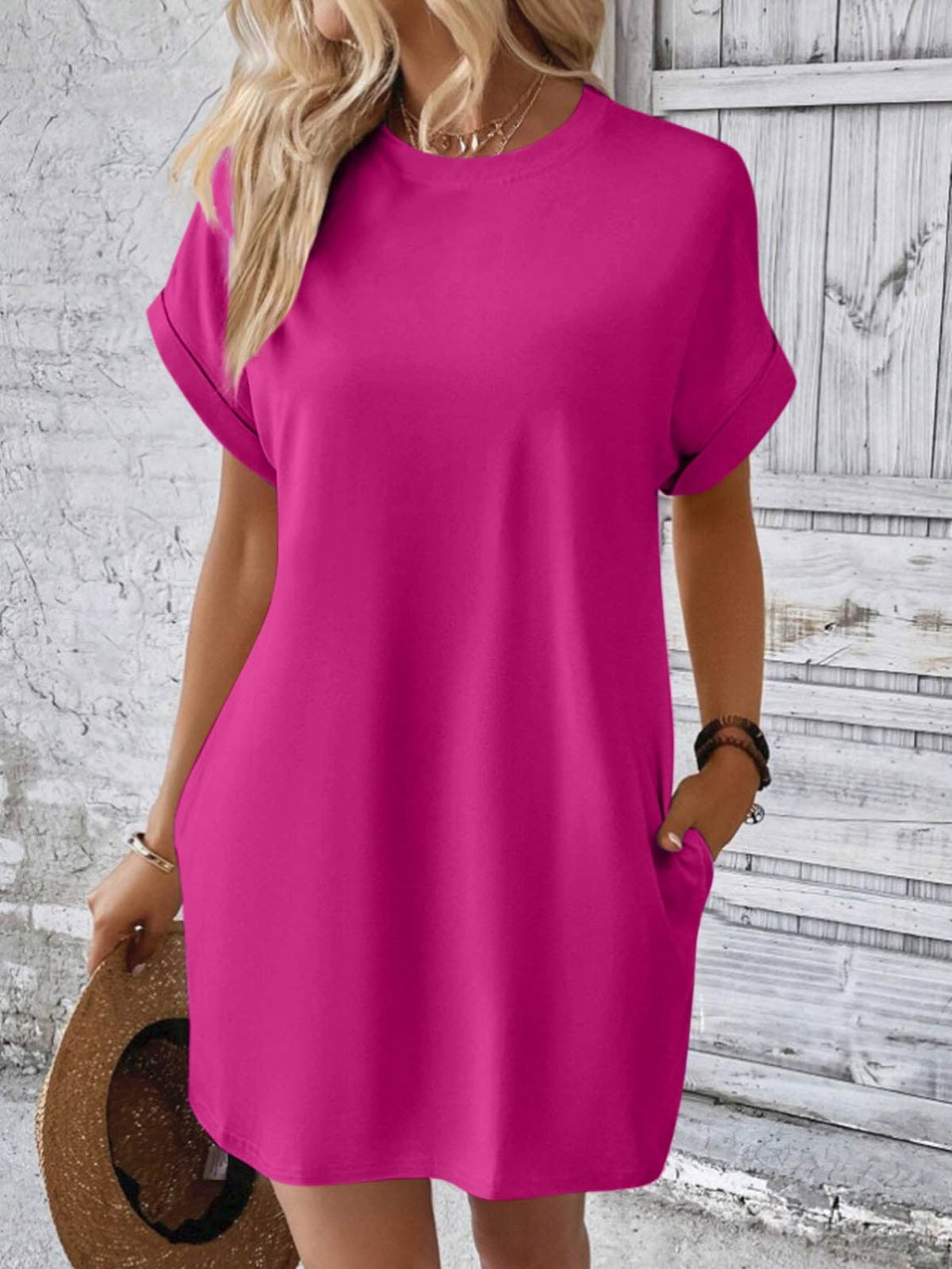 Tshirt Dress with Pockets