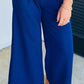 Ribbed Cap Sleeve Top and Pants Set