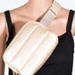 Quilted Nylon Puffer Crossbody Fanny Pack