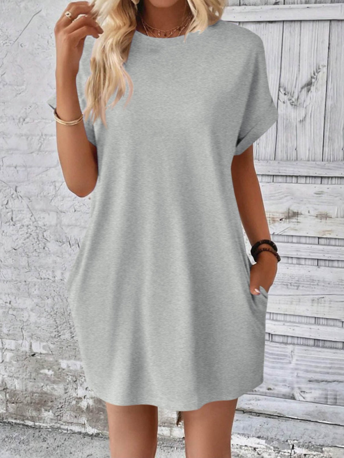 Tshirt Dress with Pockets