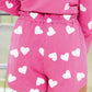 Hearts Shorts Set