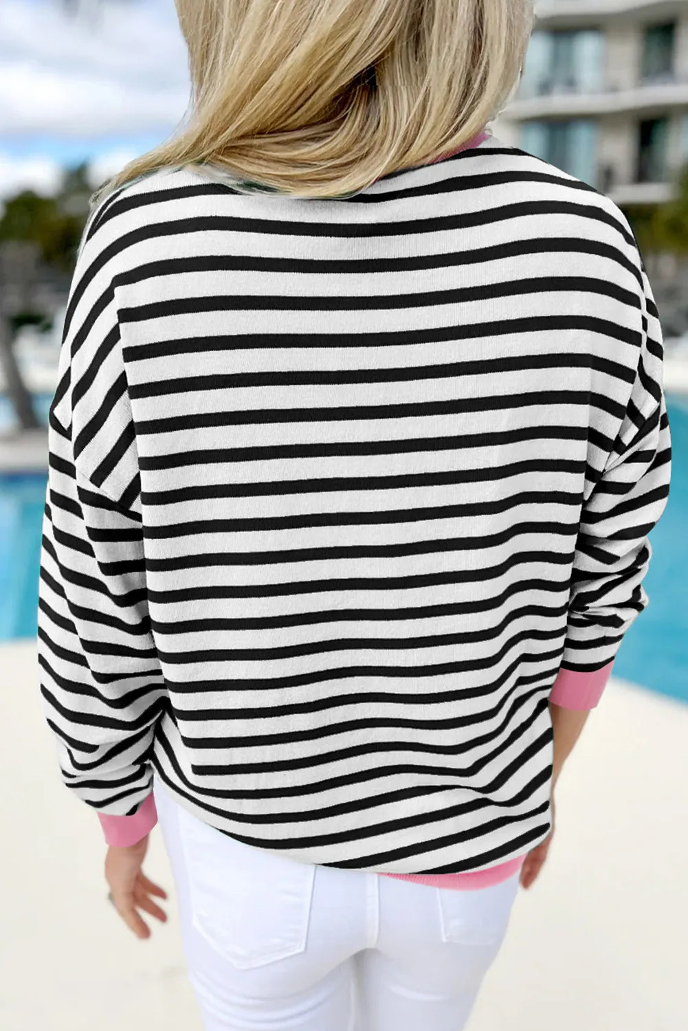 Striped Color Block Long Sleeve
