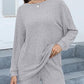 Lounge Worthy Dropped Shoulder Top and Shorts Set