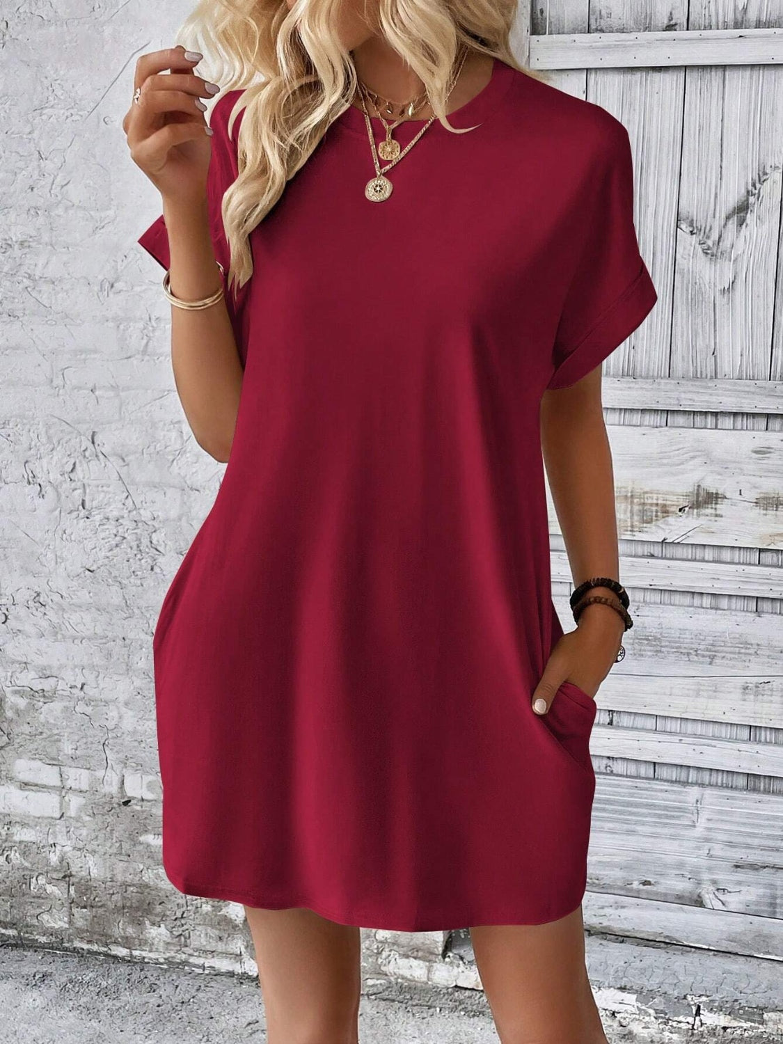 Tshirt Dress with Pockets