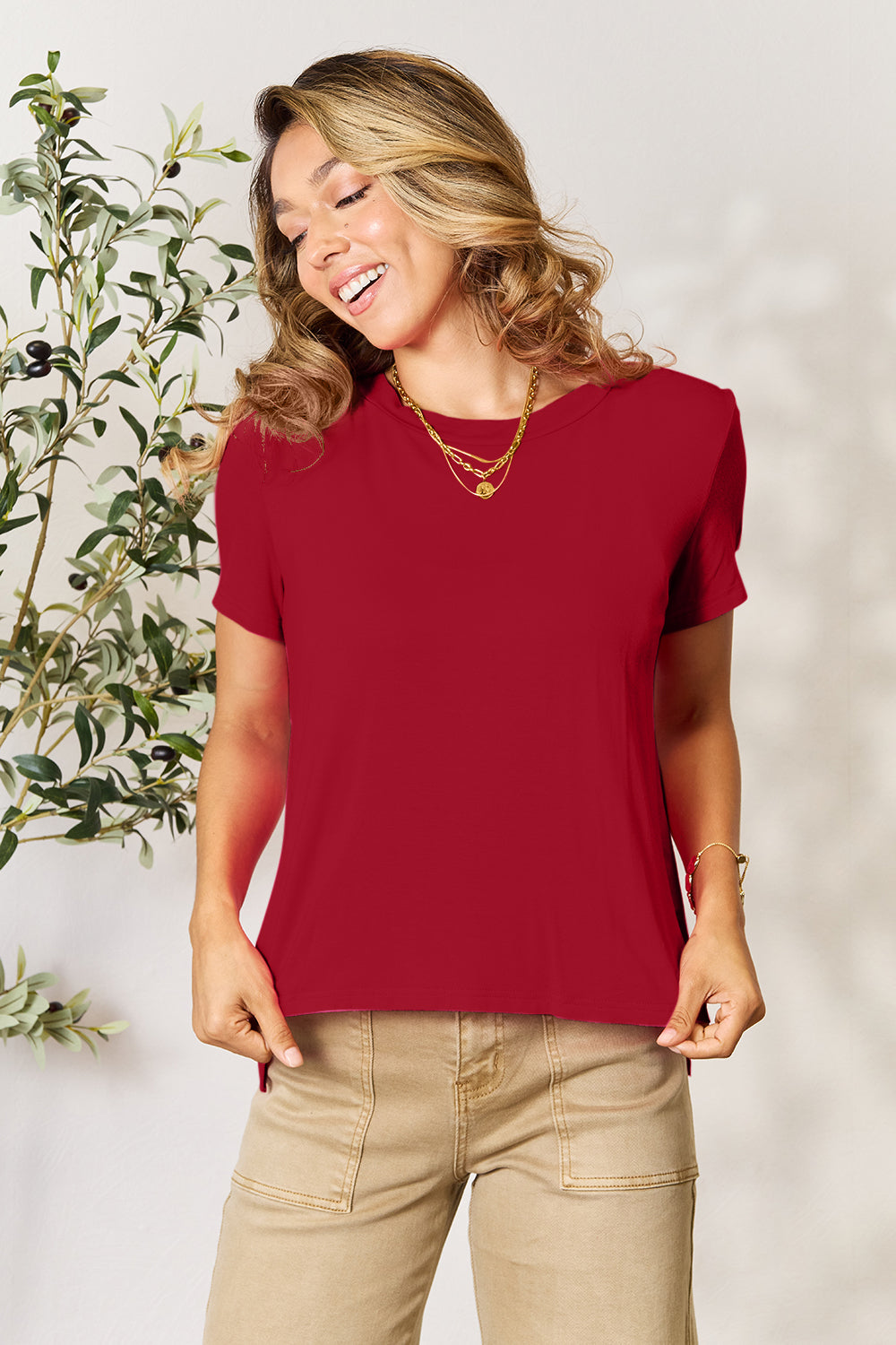 Round Neck Short Sleeve TShirt