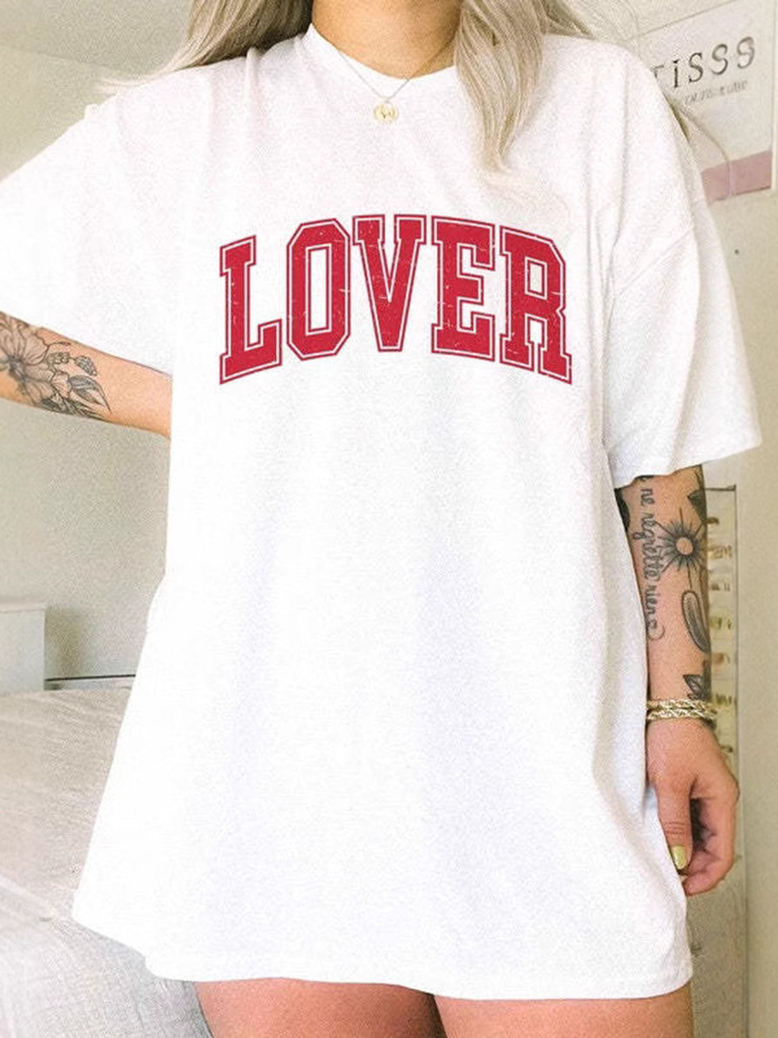 LOVER Round Neck T-Shirt