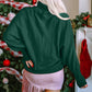 Merry Christmas Turtleneck Long Sleeve Sweater