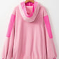 Colorblock Half Zip Long Sleeve Hoodie
