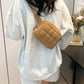 Bubble Texture Adjustable Strap Crossbody Bag