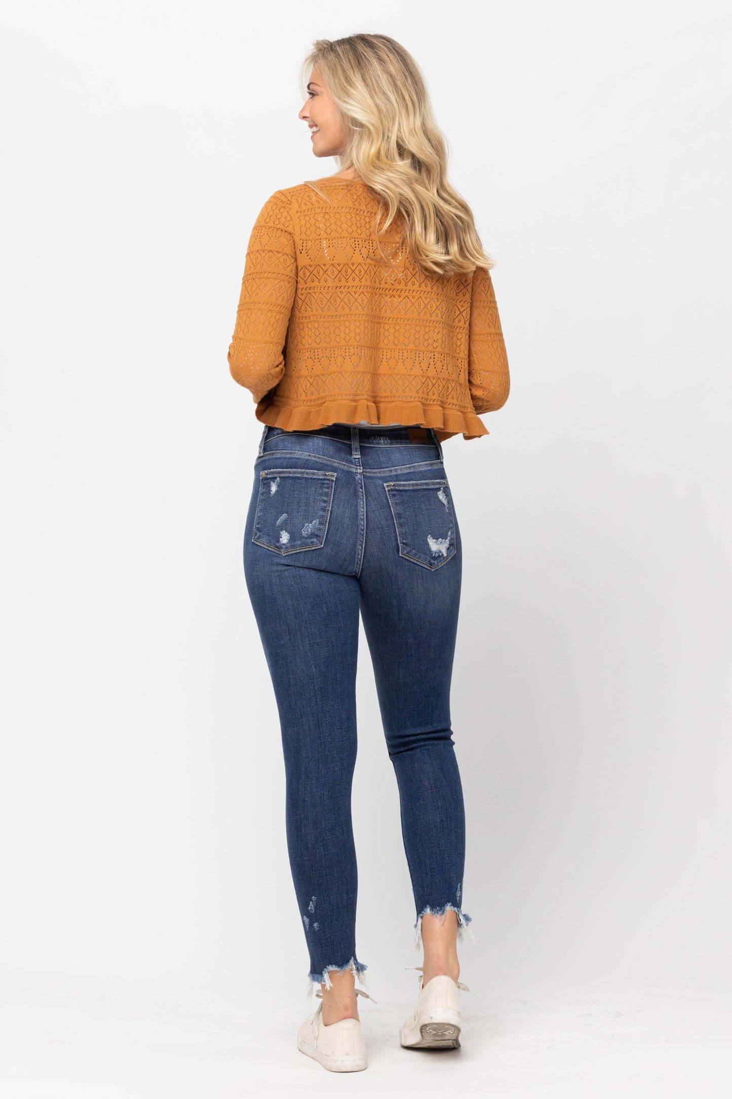 Judy Blue Shark Bite Dark Wash Jeans
