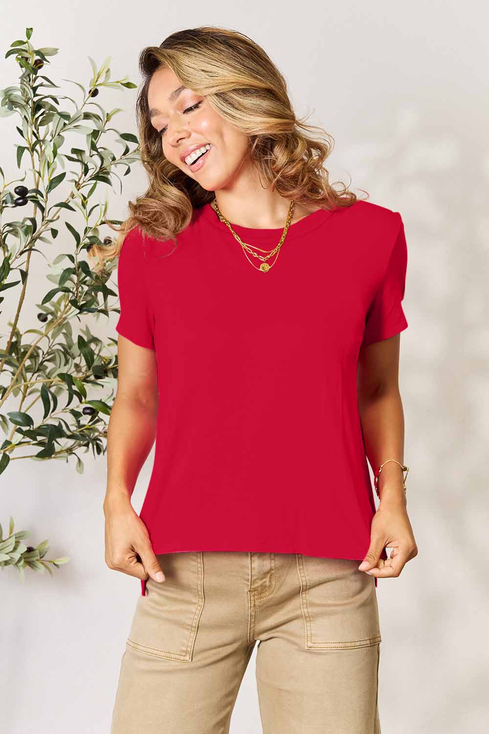 Round Neck Short Sleeve TShirt