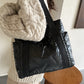 Puffer Tote Bag with Side Pockets