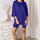 *APP EXCLUSIVE*x Soft Rayon Three-Quarter Sleeve Top and Shorts Set