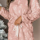 Plush Leopard Top and Shorts Lounge Set