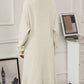 V-Neck Cami Dress and Cardigan Sweater Set