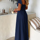 Devine Sweetheart Neck Short Sleeve Maxi Dress