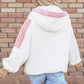Colorblock Half Zip Long Sleeve Hoodie