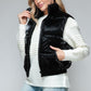 Faux Fur Lining Quilted Vest