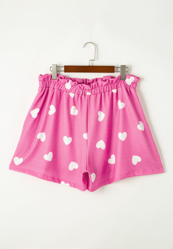 Hearts Shorts Set