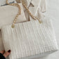 Texture Chain Purse