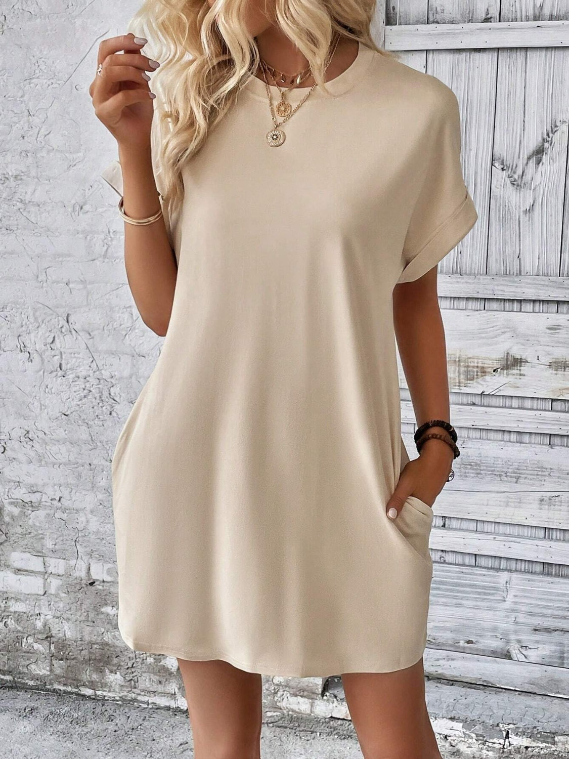 Tshirt Dress with Pockets